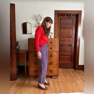 Purple Corduroy Pants